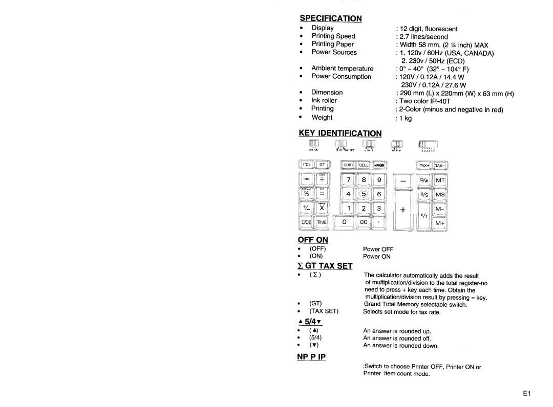 Victor Technology 1230-3 manual 