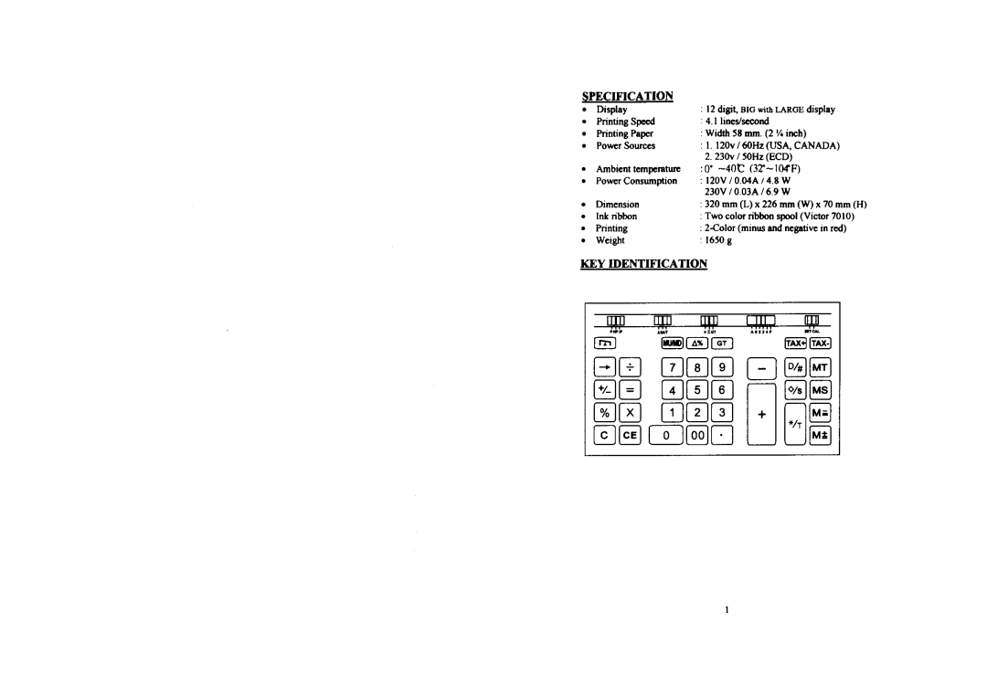 Victor Technology 1240-2 Series manual 