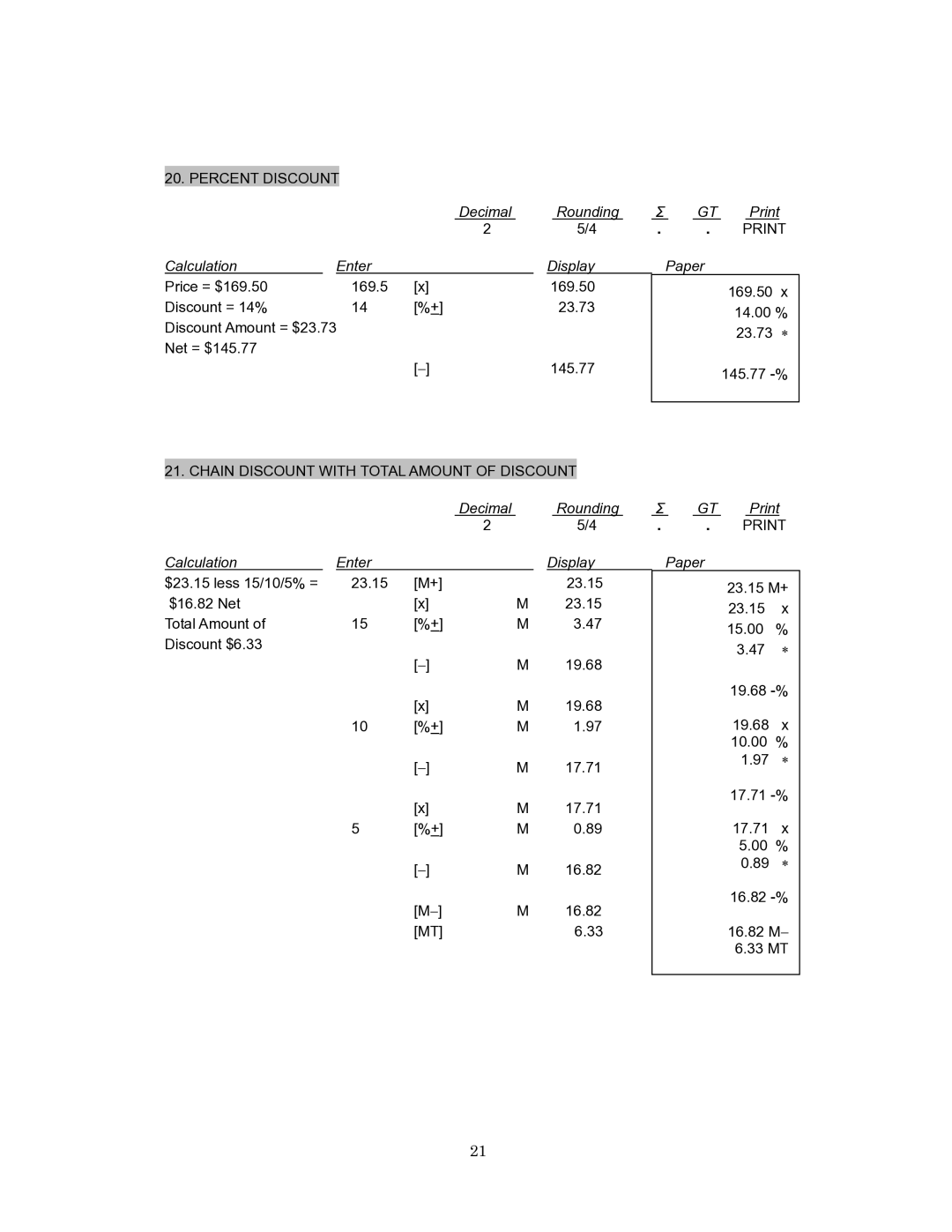 Victor Technology 1260-3 instruction manual Paper 169.50 14.00 % 23.73 