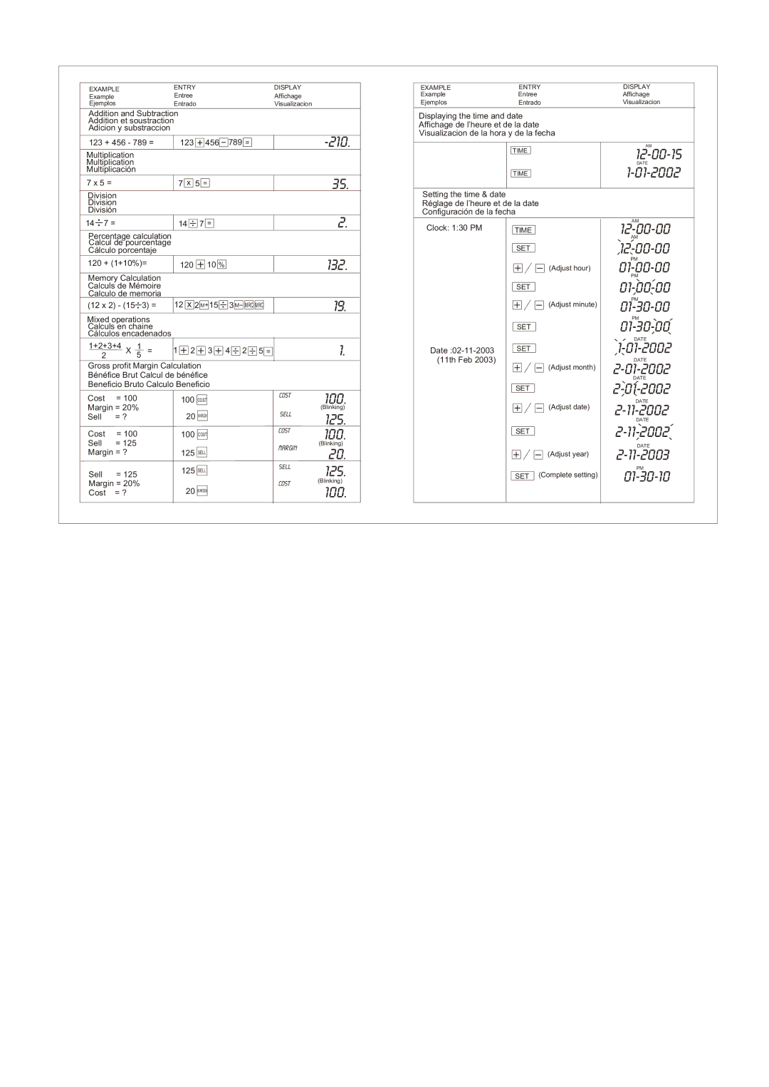 Victor Technology 909 owner manual 210, 12-00-15, 01-2002, 132, 100, 125, DATE2002, DATE2003 01-PM30-10 