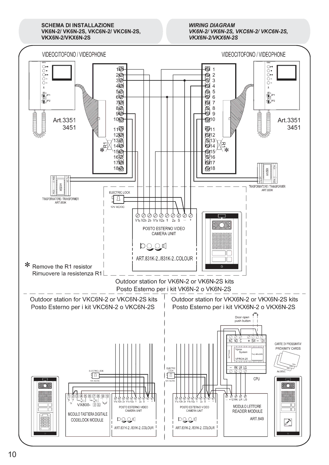 Videx VK6N owner manual VKX6N-2/VKX6N-2S 