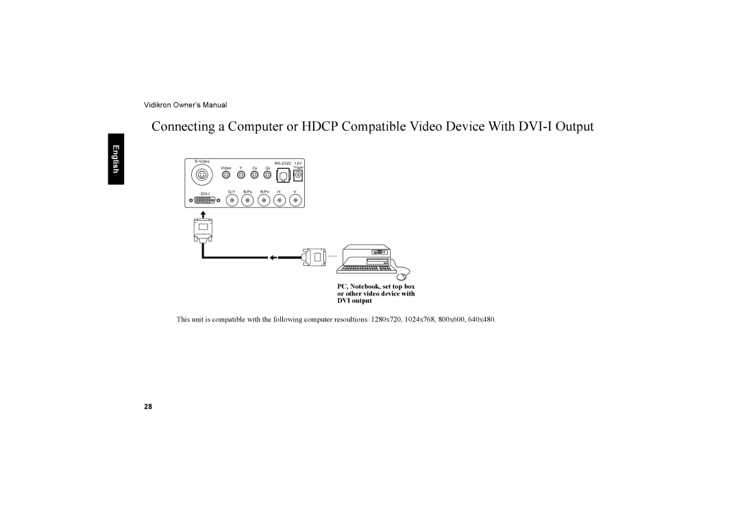 Vidikron 40 40ET owner manual English 