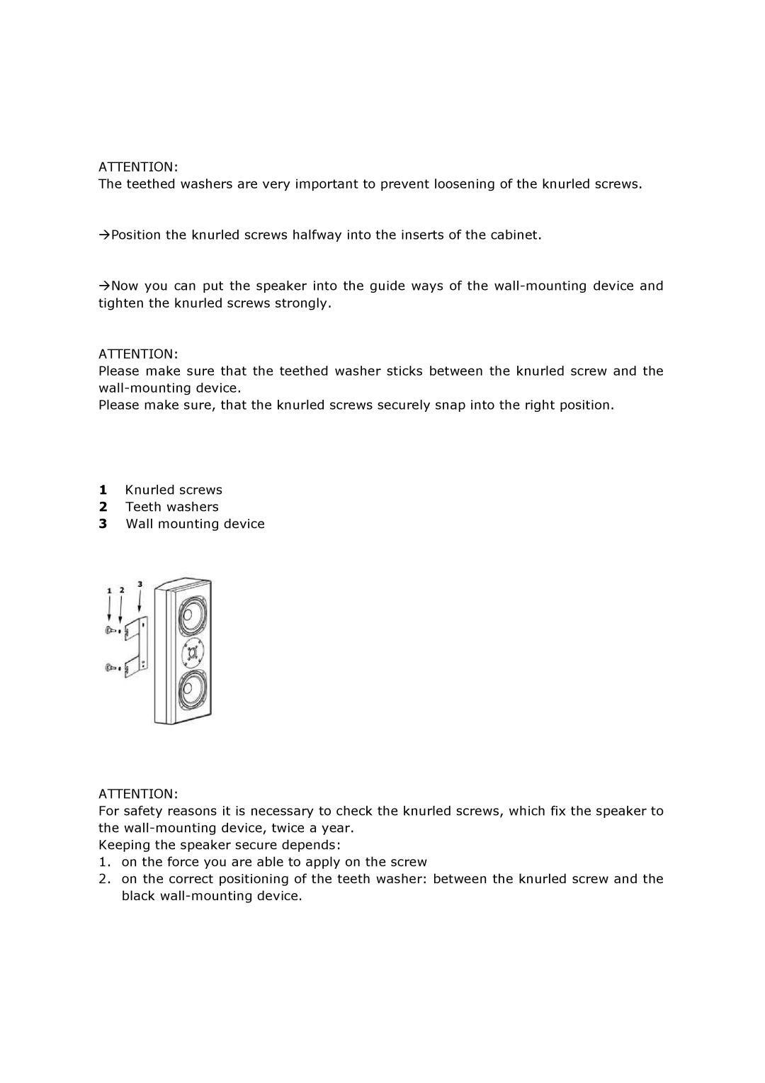 Vienna Acoustics Waltz Grand Series owner manual 