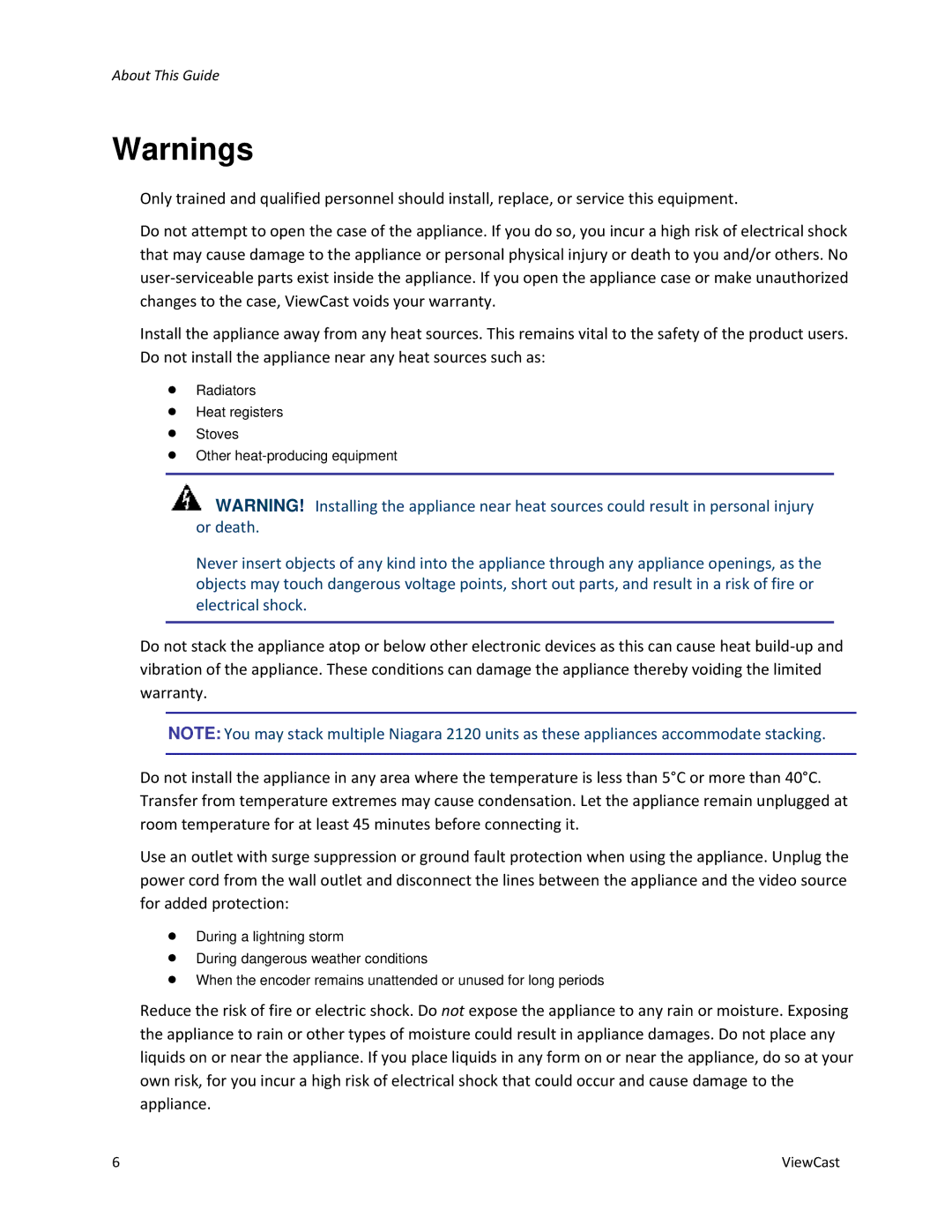 ViewCast 2120 manual About This Guide 