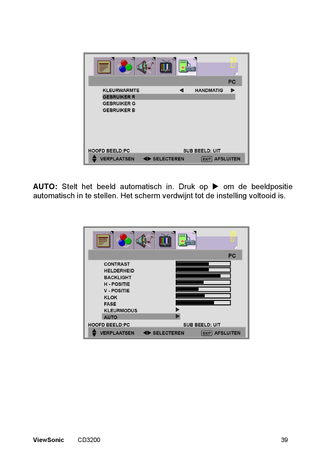 ViewSonic CD3200 manual ViewSonic 