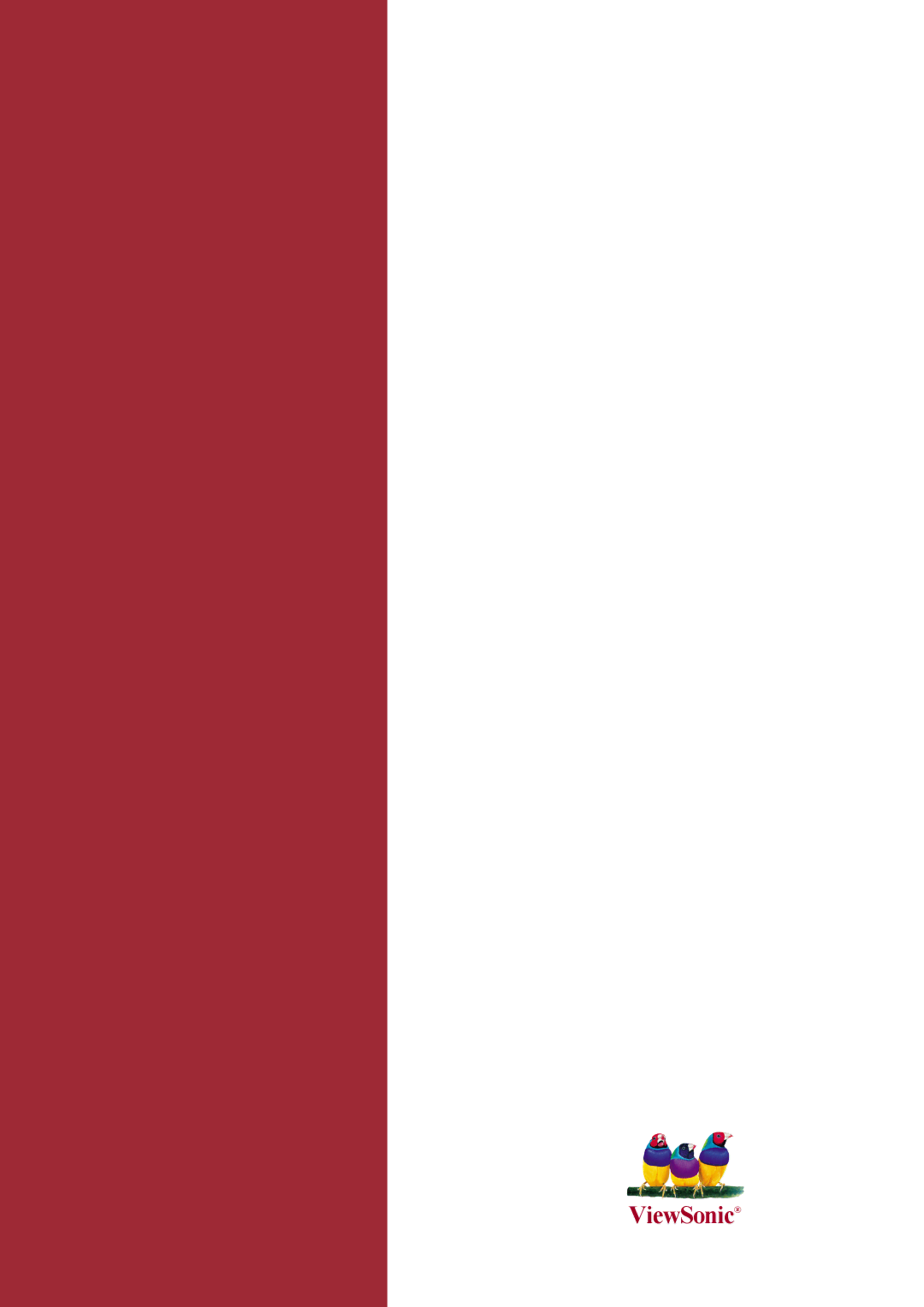 ViewSonic E91FSB, E91FB manual ViewSonic 