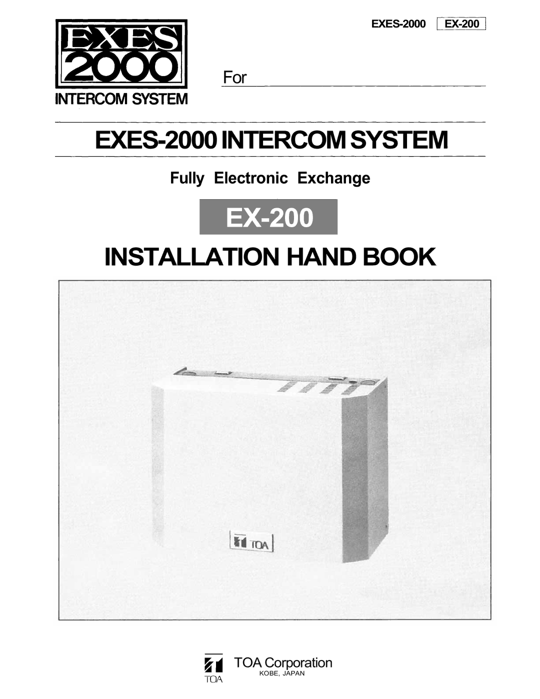 ViewSonic EXES-2000 manual EX-200 