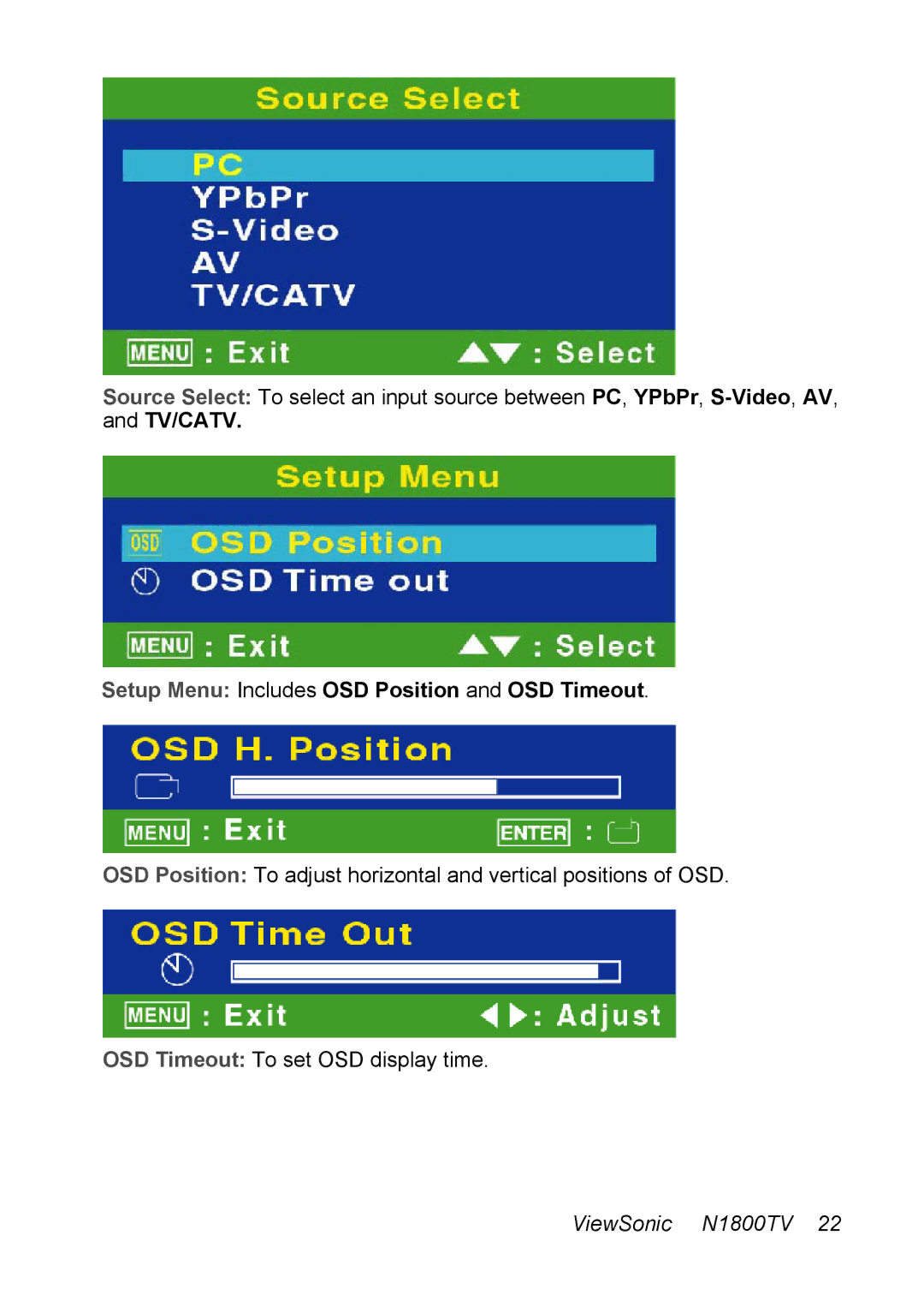 ViewSonic LCDTV manual 