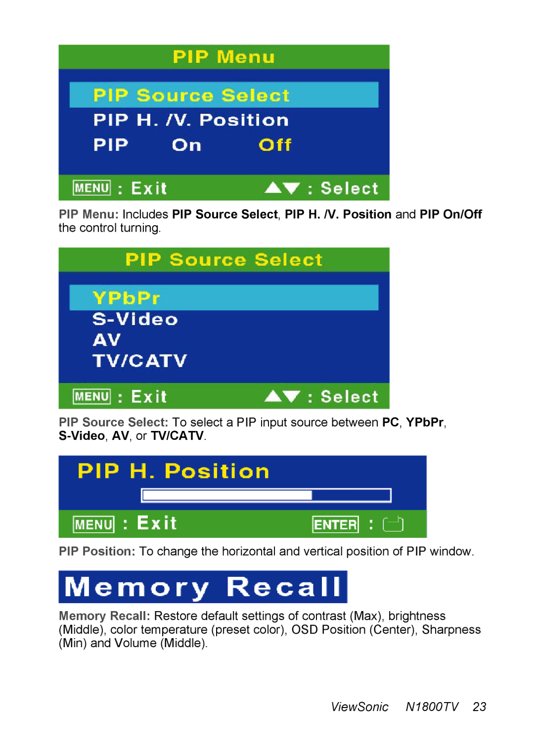 ViewSonic LCDTV manual 