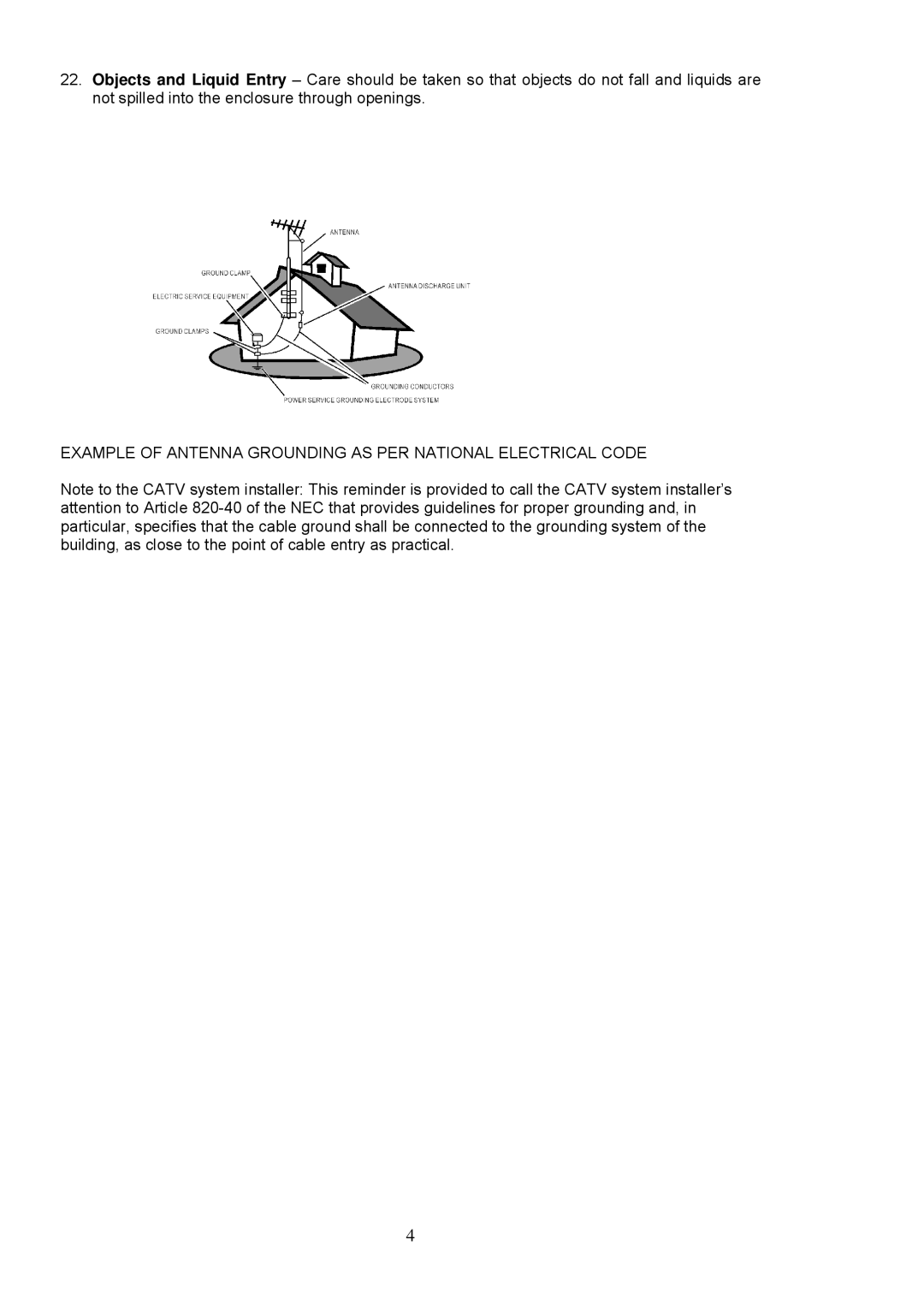 ViewSonic N1750w manual Example of Antenna Grounding AS PER National Electrical Code 