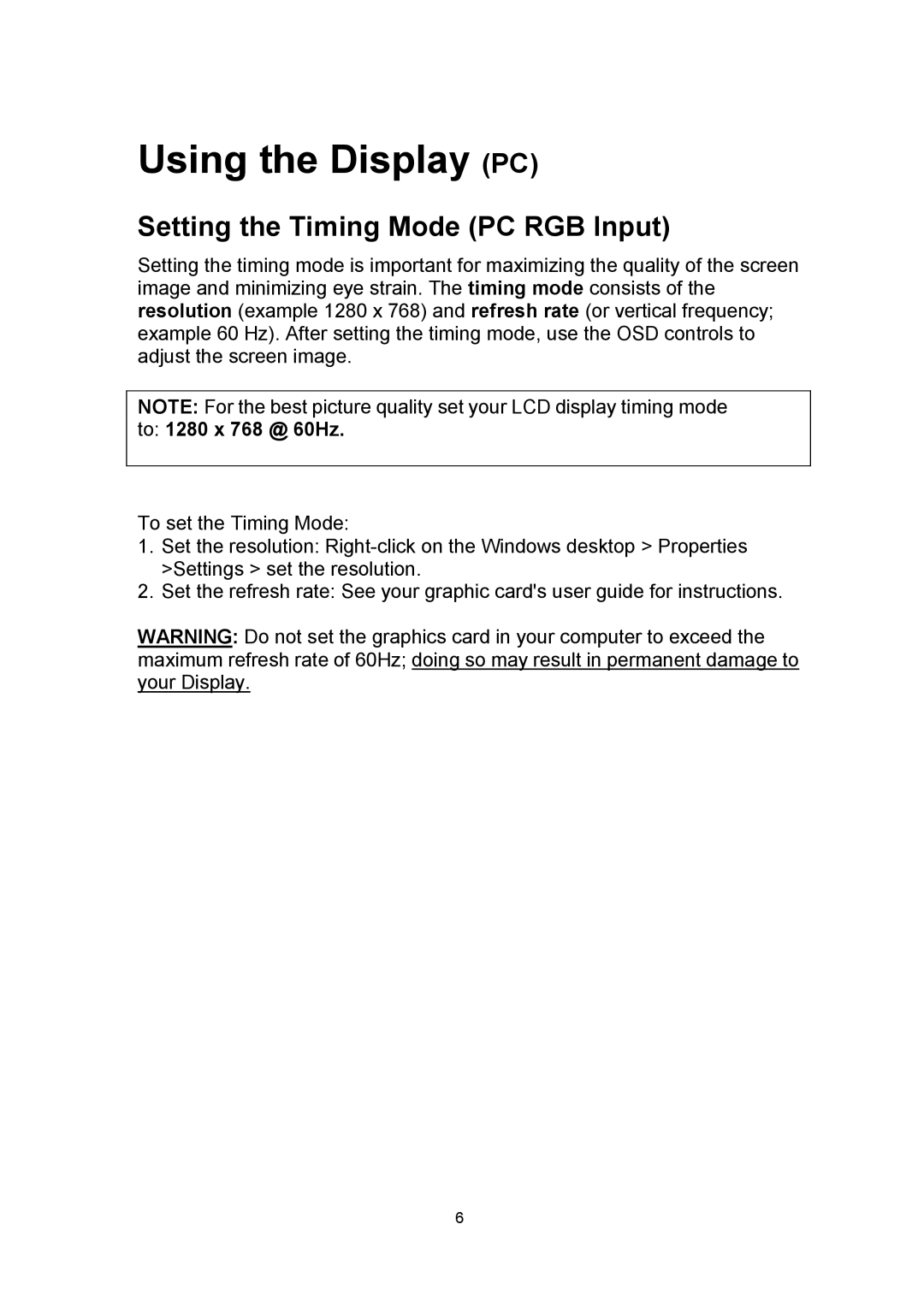 ViewSonic N1750w manual Using the Display PC 