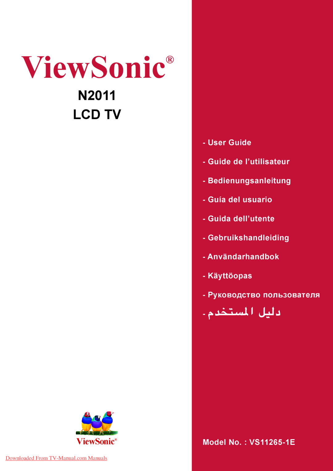 ViewSonic N2011 manual ViewSonic 