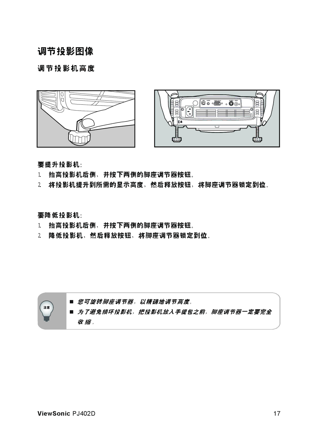 ViewSonic manual ViewSonic PJ402D 