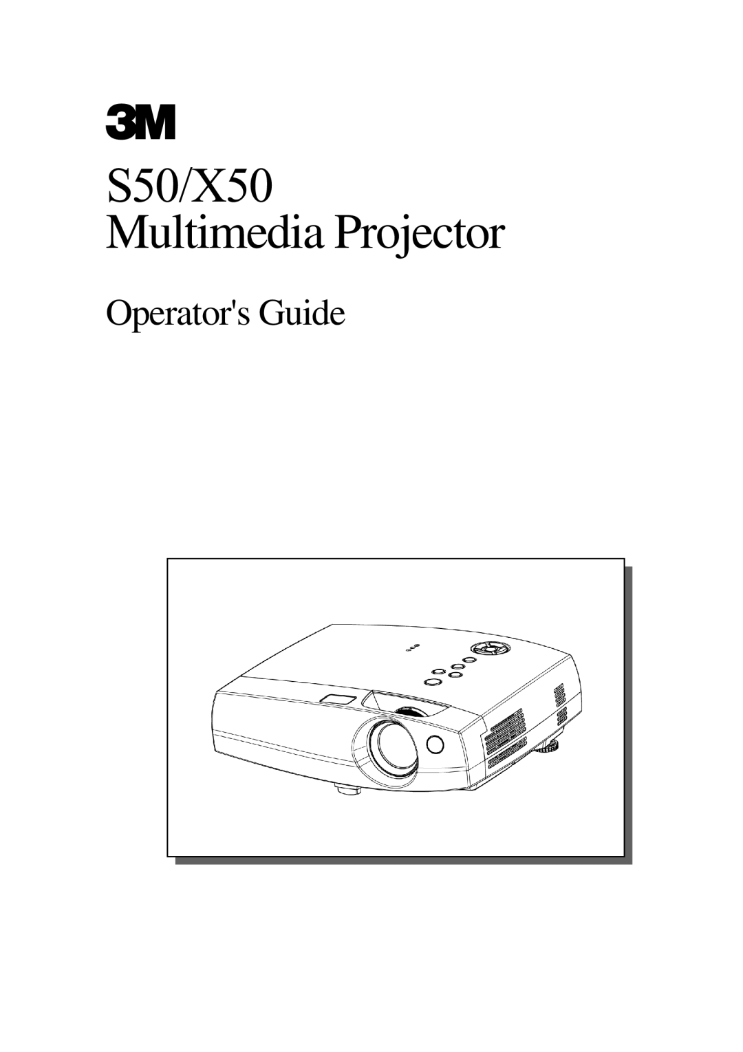 ViewSonic manual S50/X50 Multimedia Projector 