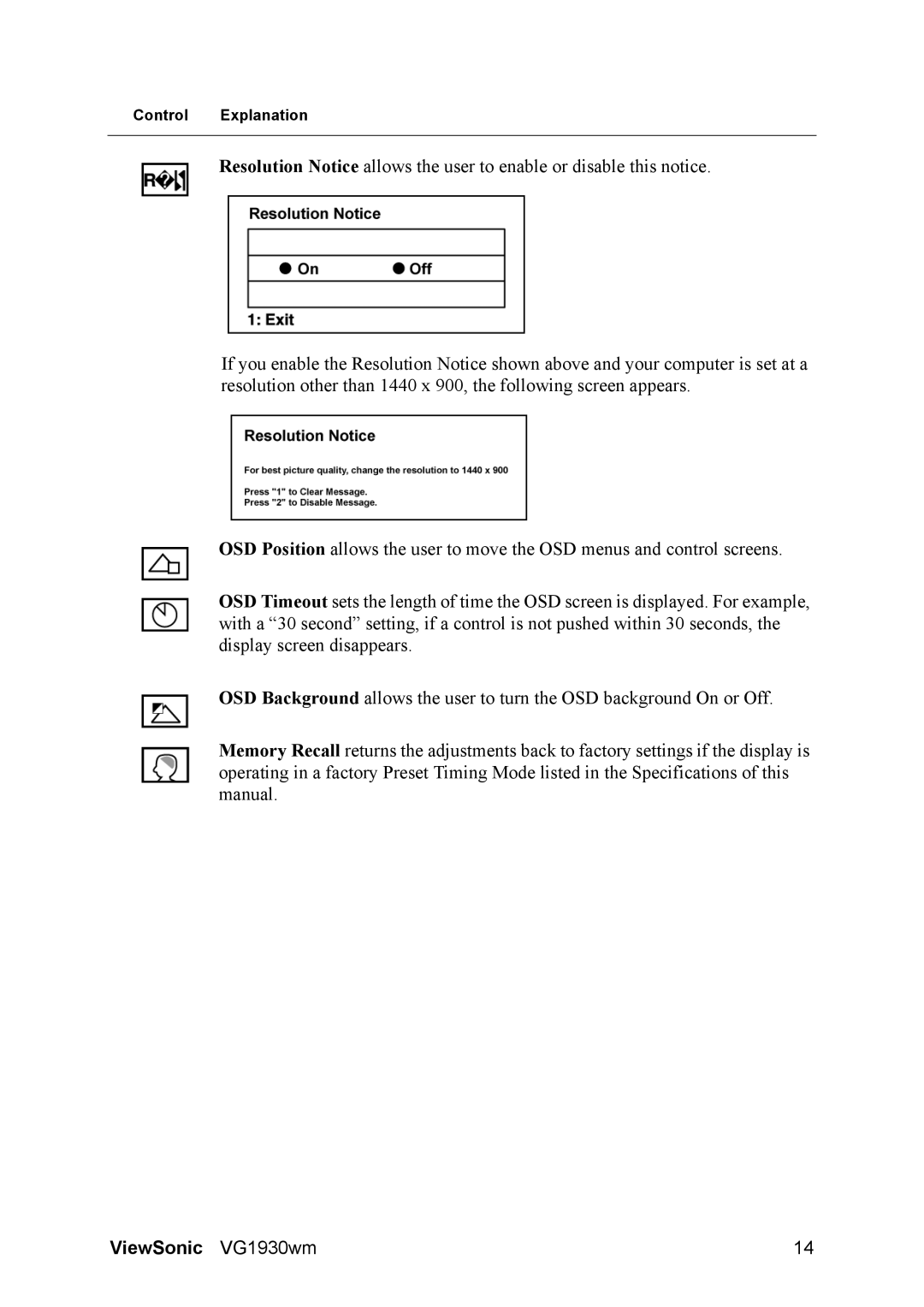 ViewSonic manual ViewSonic VG1930wm 