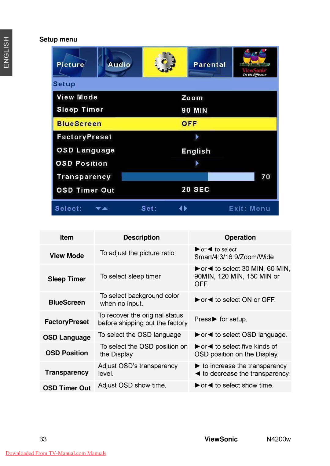 ViewSonic VS10945-M manual 