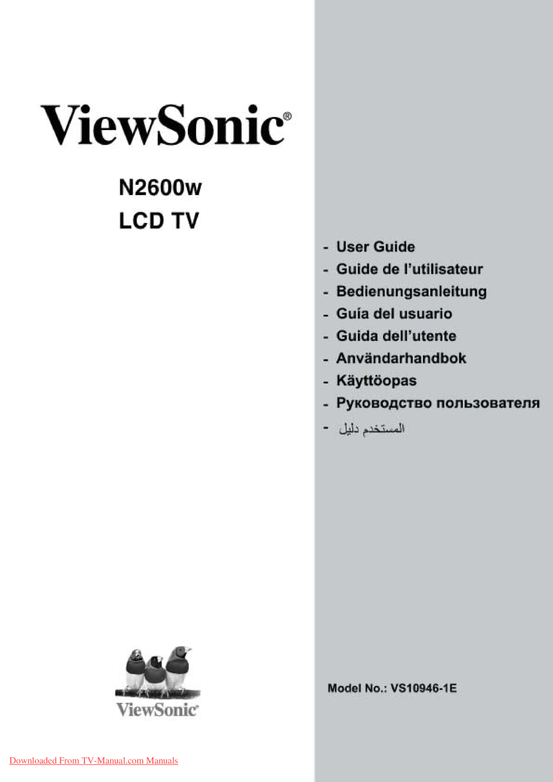 ViewSonic VS10946-1E manual 