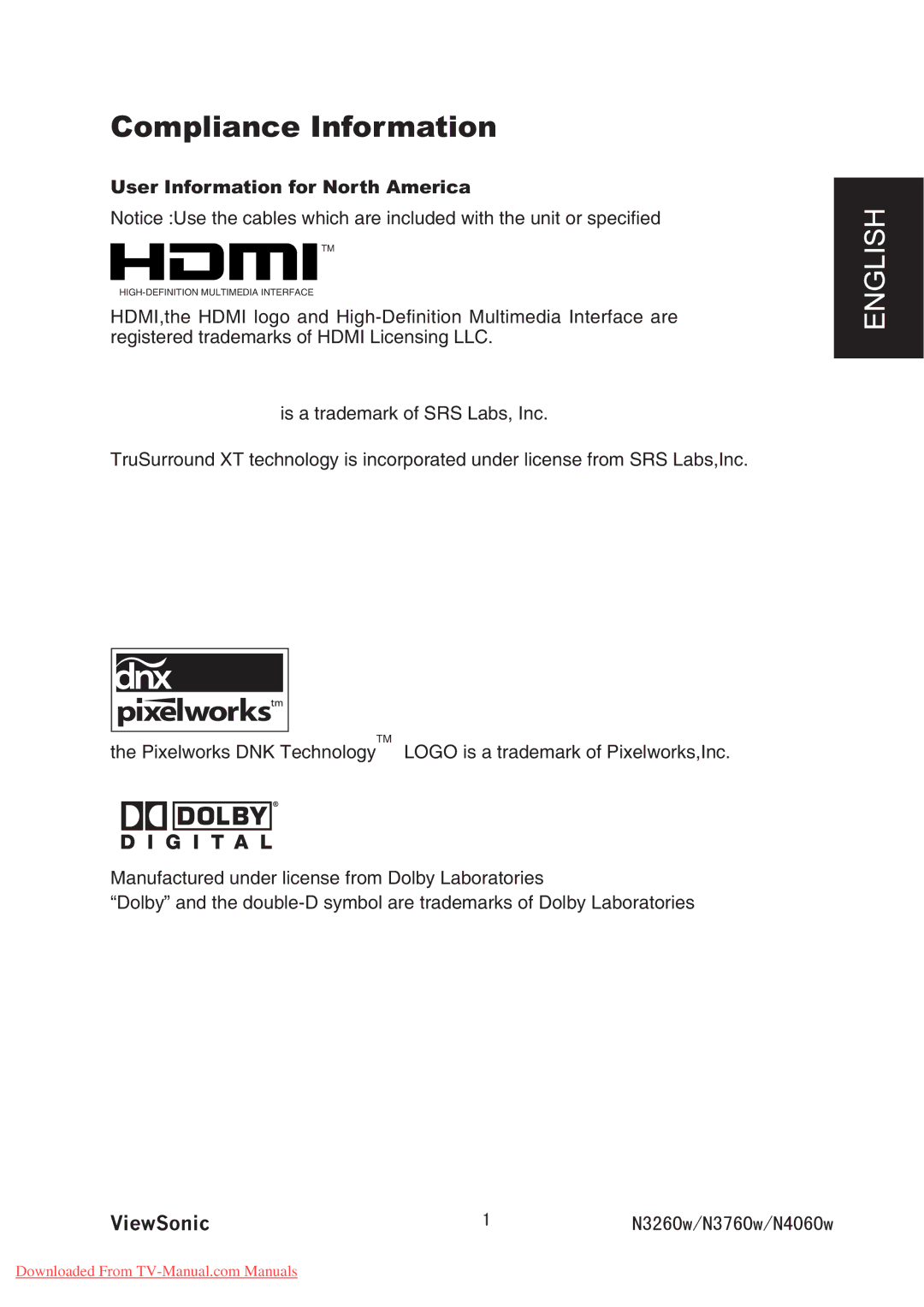 ViewSonic VS11436-1M, VS11437-1M manual KUCVTCFGOCTMQH545.CDU+PE, CpwhcevwtgfWpfgtNkegpugHtqo&Qnd.Cdqtcvqtkgu 