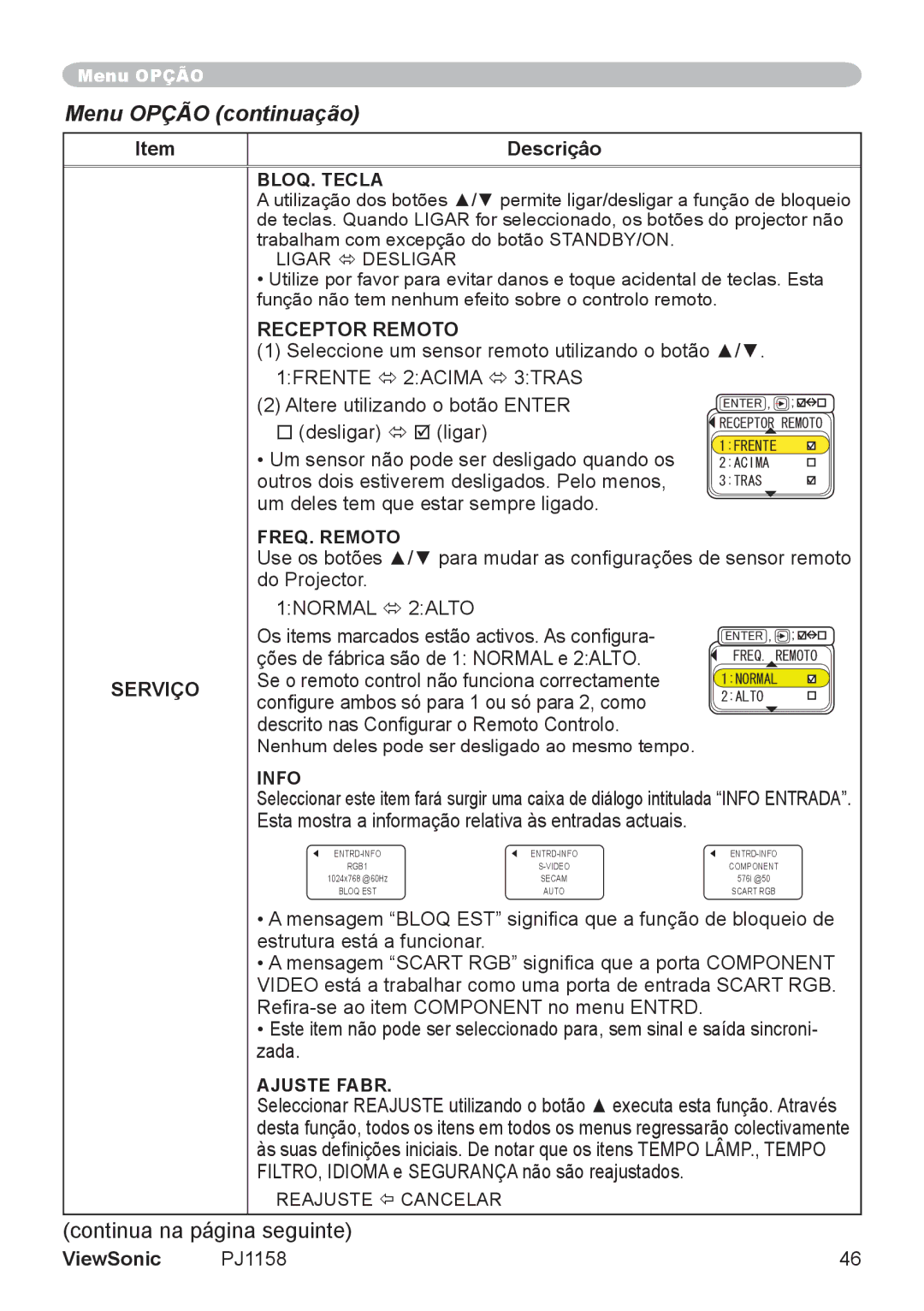 ViewSonic VS11459 manual Receptor Remoto 