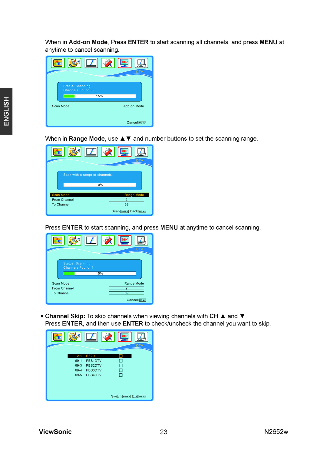 ViewSonic VS11620-1M manual English 