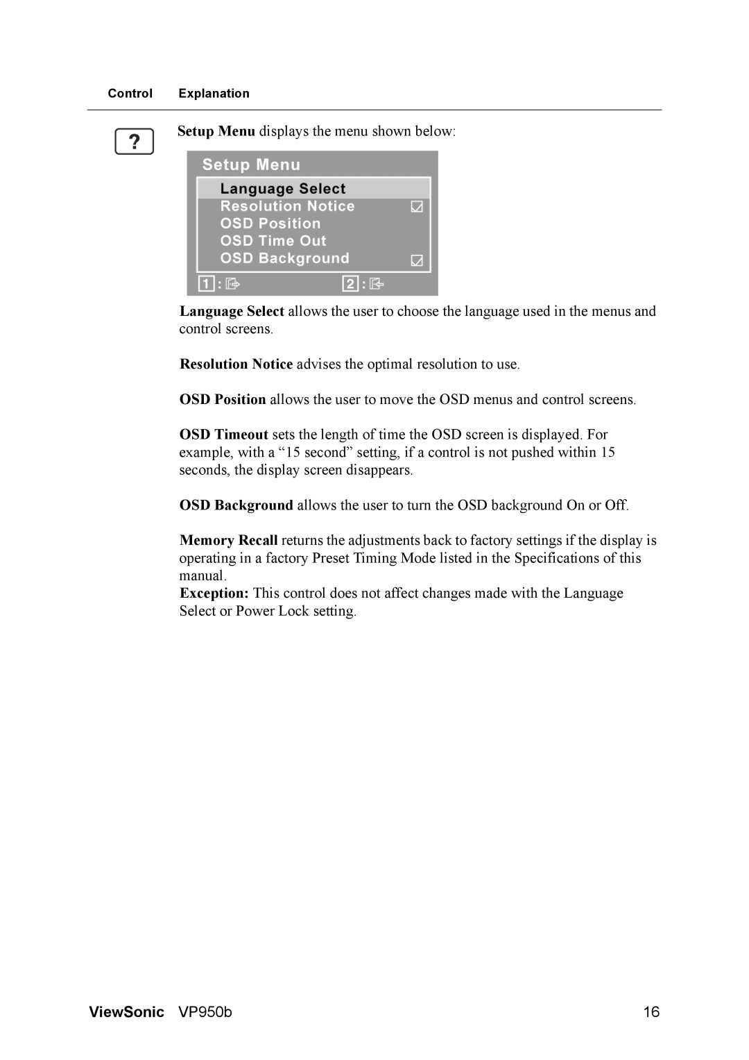 ViewSonic VS11929 warranty ViewSonic VP950b 