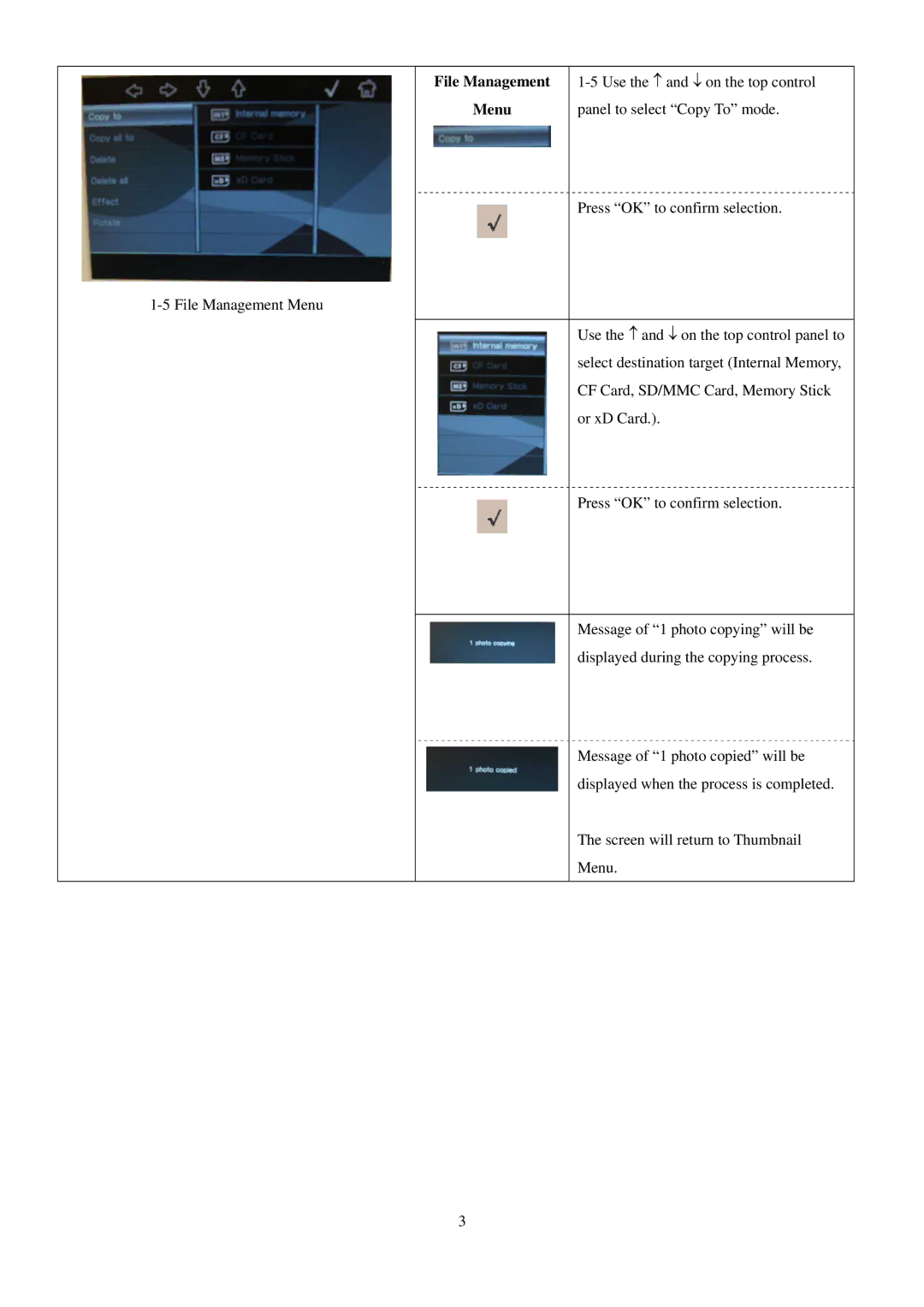 ViewSonic VS11960, DP701W4 manual File Management 