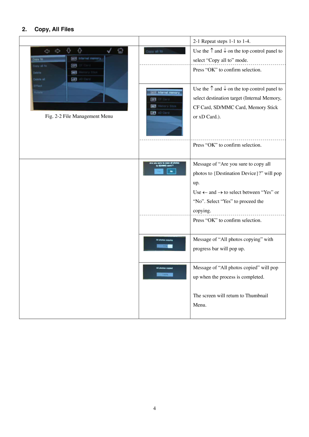 ViewSonic DP701W4, VS11960 manual Copy, All Files 