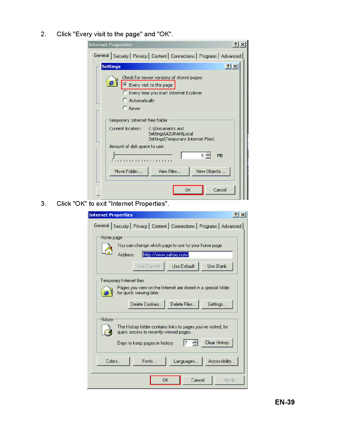 ViewSonic VS12472 warranty EN-39 