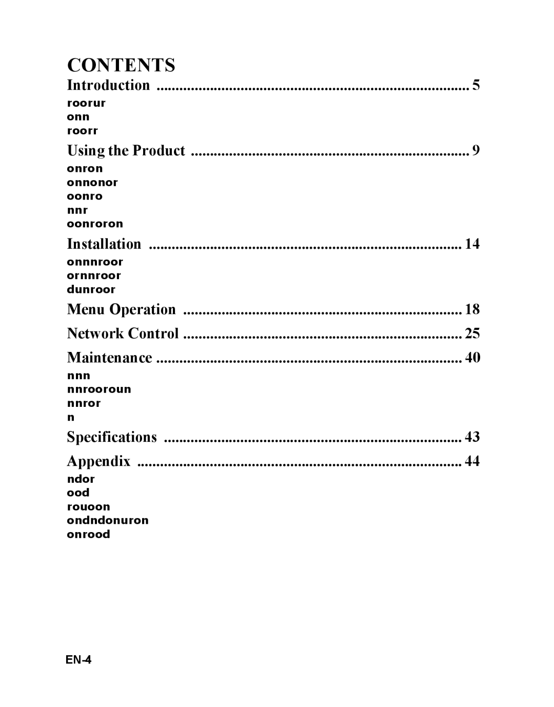 ViewSonic VS12476 warranty Contents 