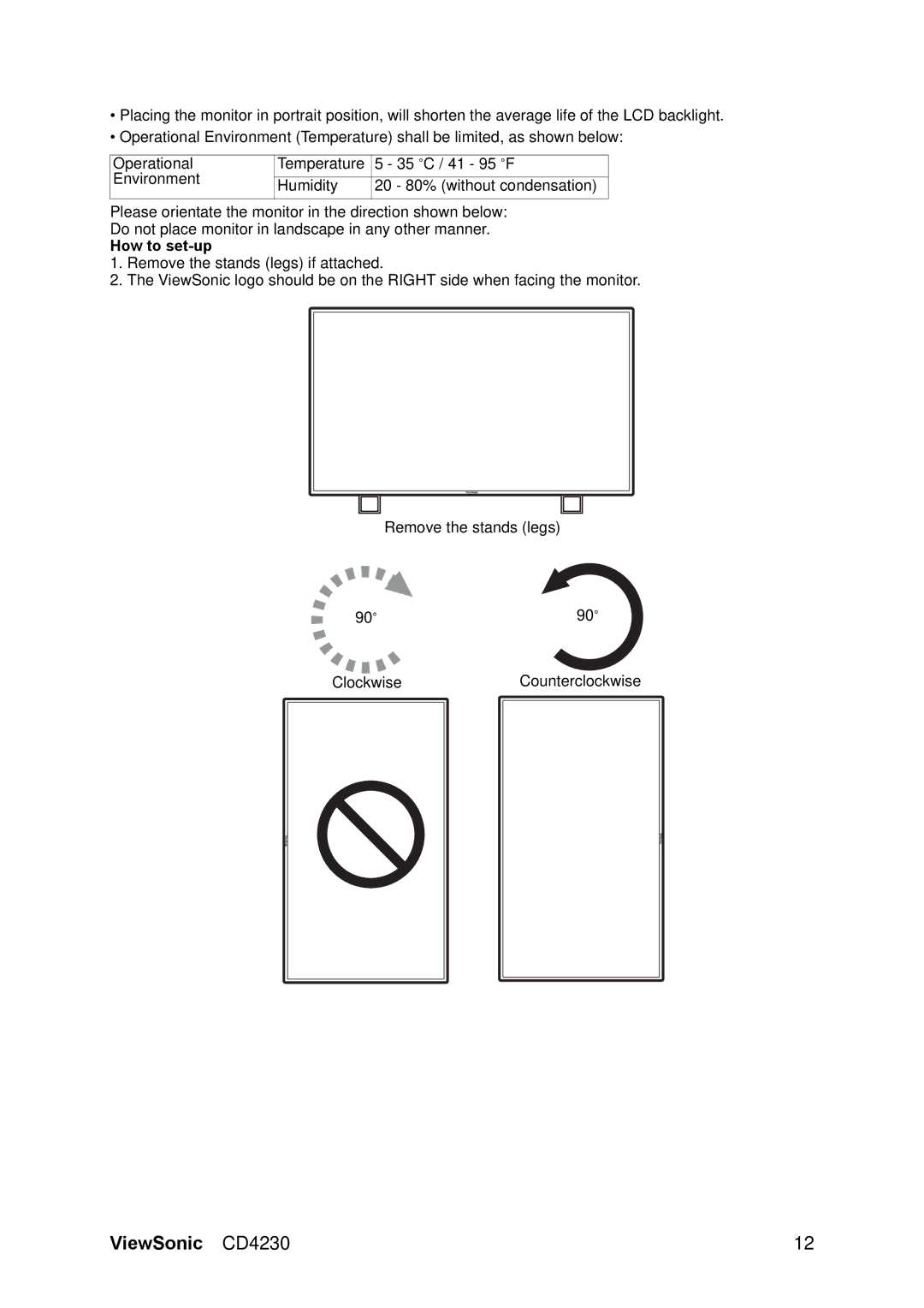 ViewSonic VS12541 manual How to set-up 