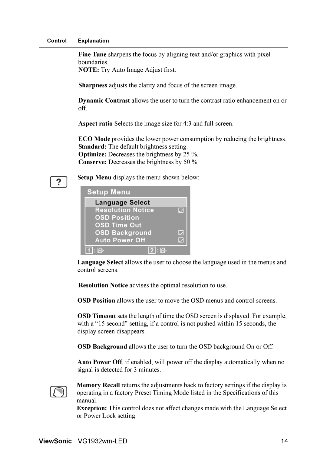 ViewSonic VS12939 warranty ViewSonic VG1932wm-LED 