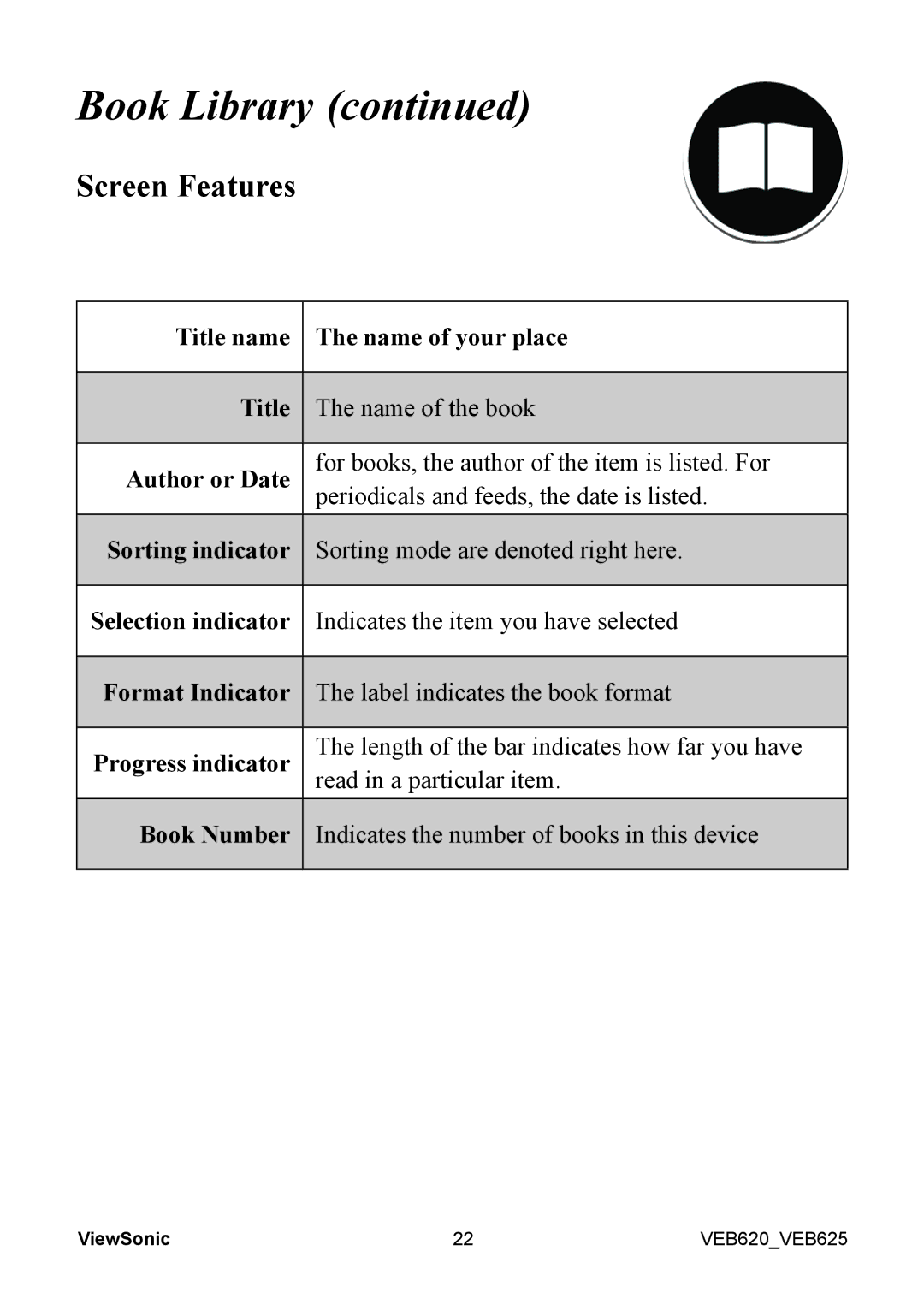 ViewSonic VS13394, VS13392 manual Book Library 