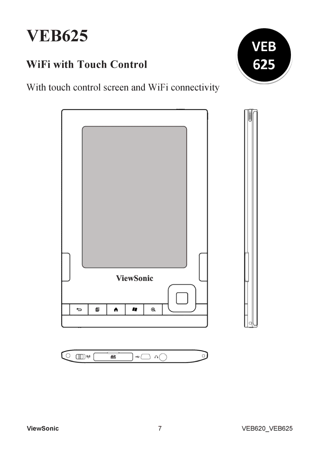 ViewSonic VS13392, VS13394 manual VEB625 