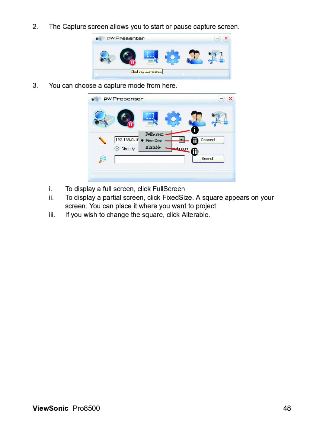 ViewSonic VS13645 warranty ViewSonic Pro8500 