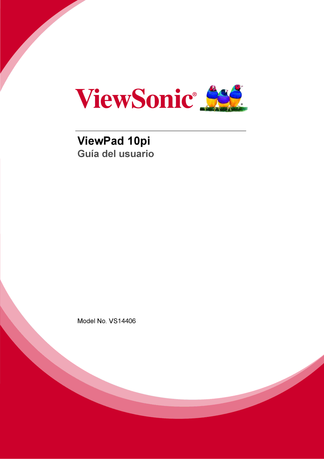 ViewSonic VS14406 manual ViewPad 10pi 