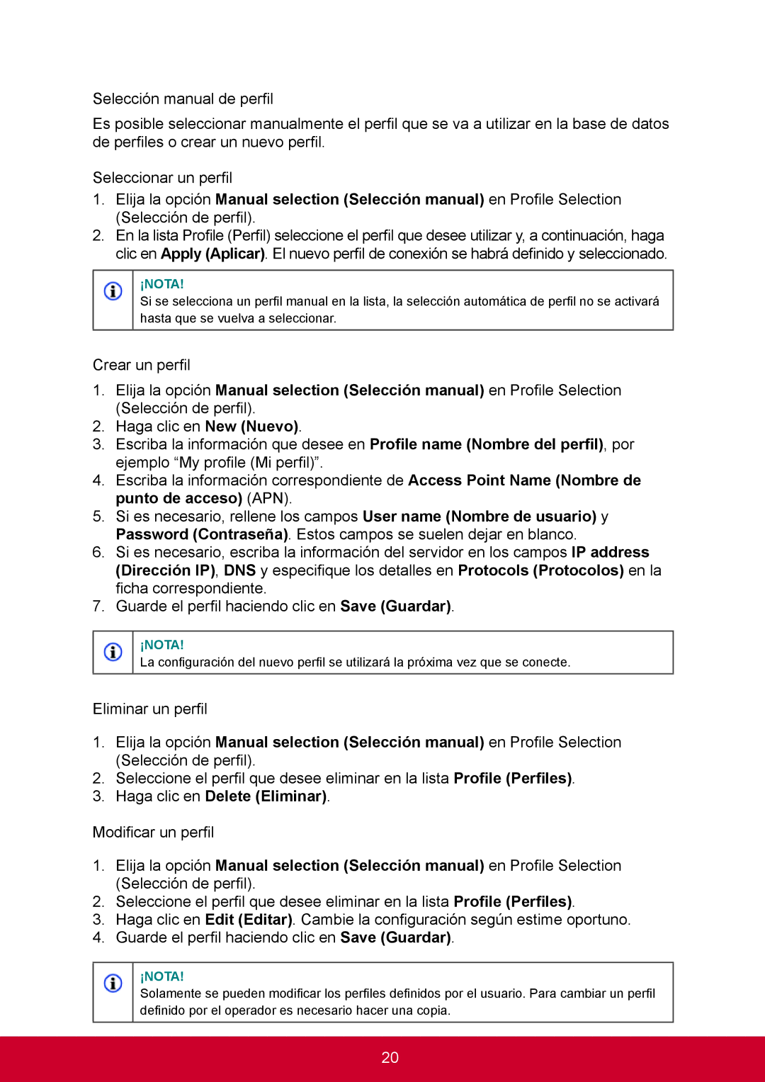 ViewSonic VS14406 manual Haga clic en Delete Eliminar 