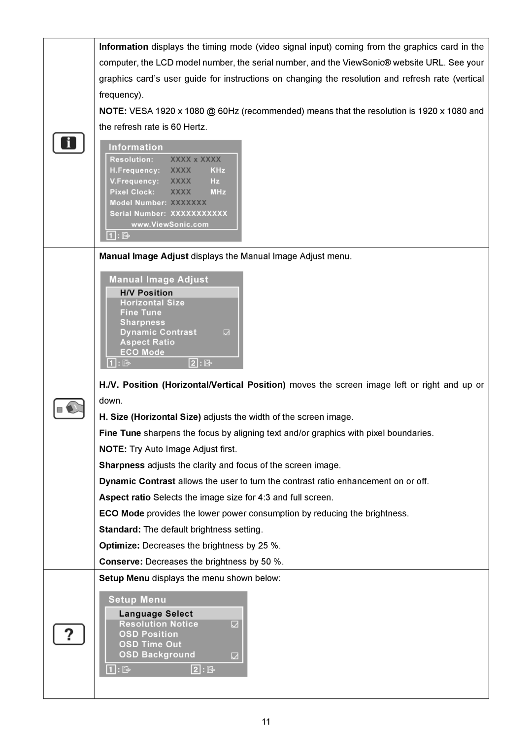 ViewSonic VSXXXXX service manual 