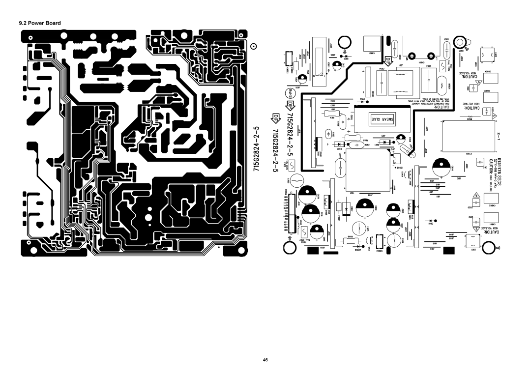 ViewSonic VSXXXXX service manual Power Board 