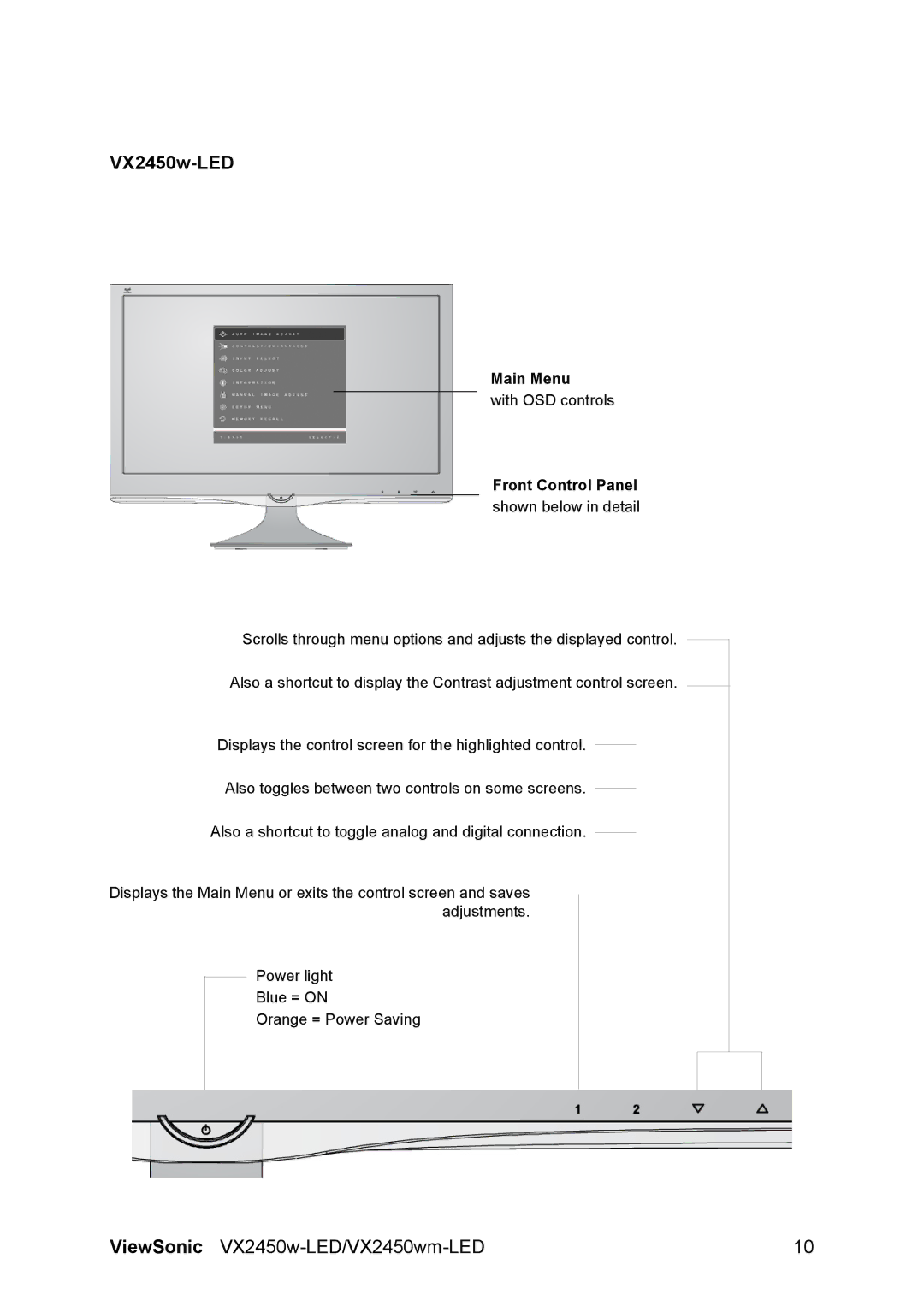 ViewSonic VS13518, VX2450wm-LED warranty VX2450w-LED 