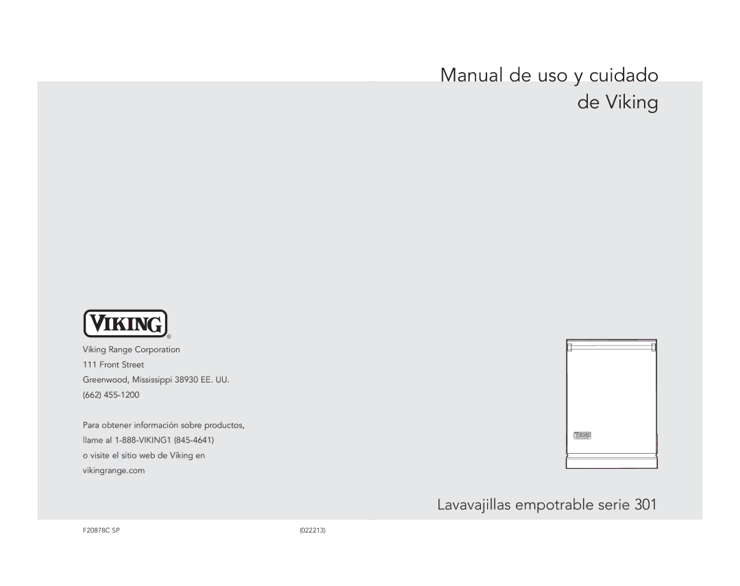 Viking 301 manual Manual de uso y cuidado de Viking 