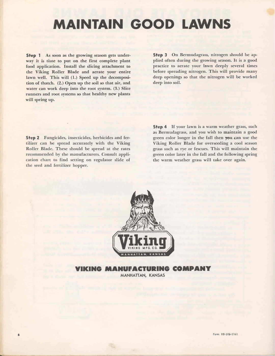 Viking 33 manual 