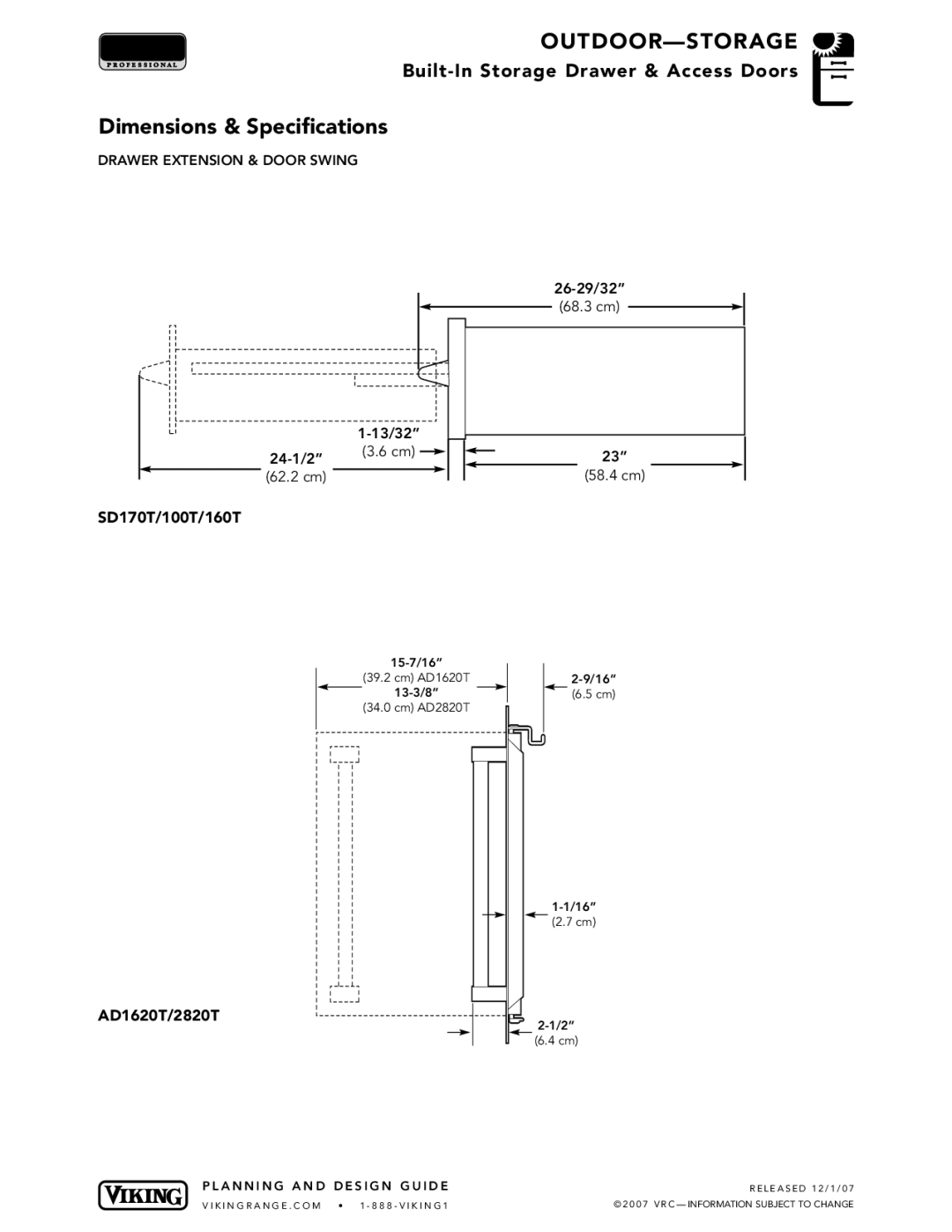 Viking AD2820T manual AD1620T/2820T 