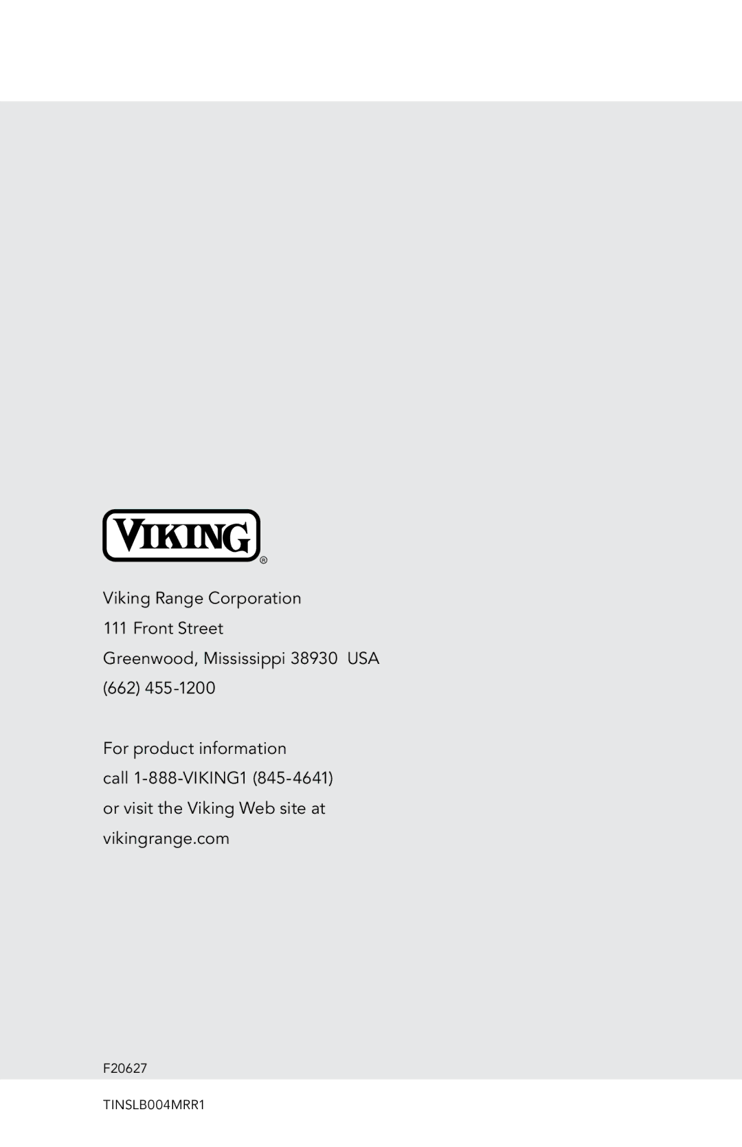 Viking D3, RDMOS201SS manual TINSLB004MRR1 