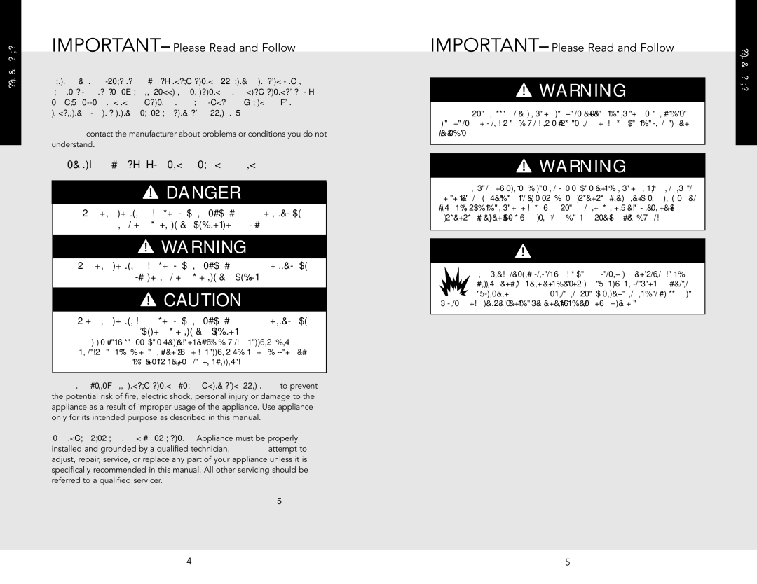 Viking DSOE305TSS, F20686 manual Recognize Safety Symbols, Words, Labels, Getting Started 