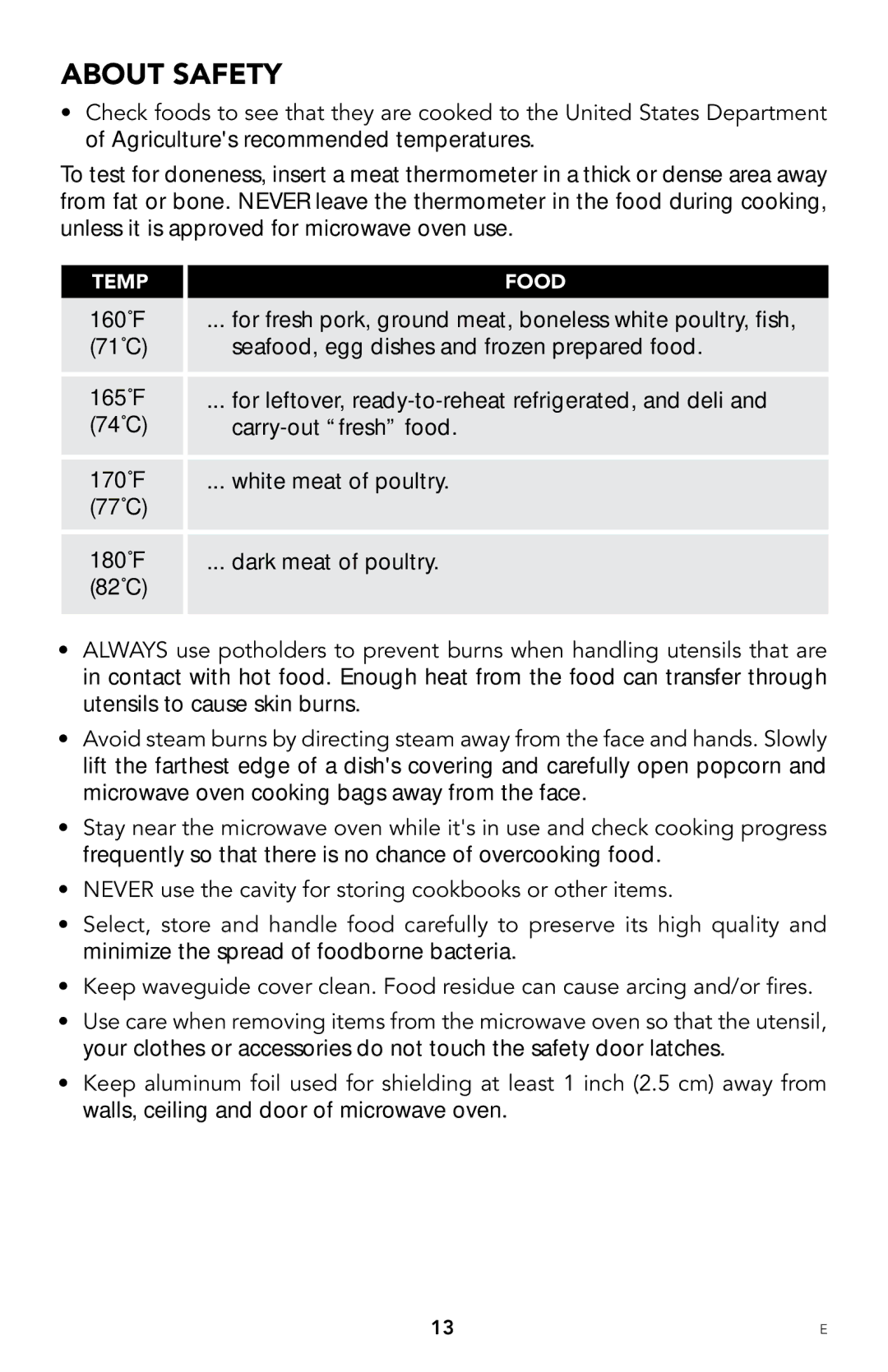 Viking F20303 manual About Safety 