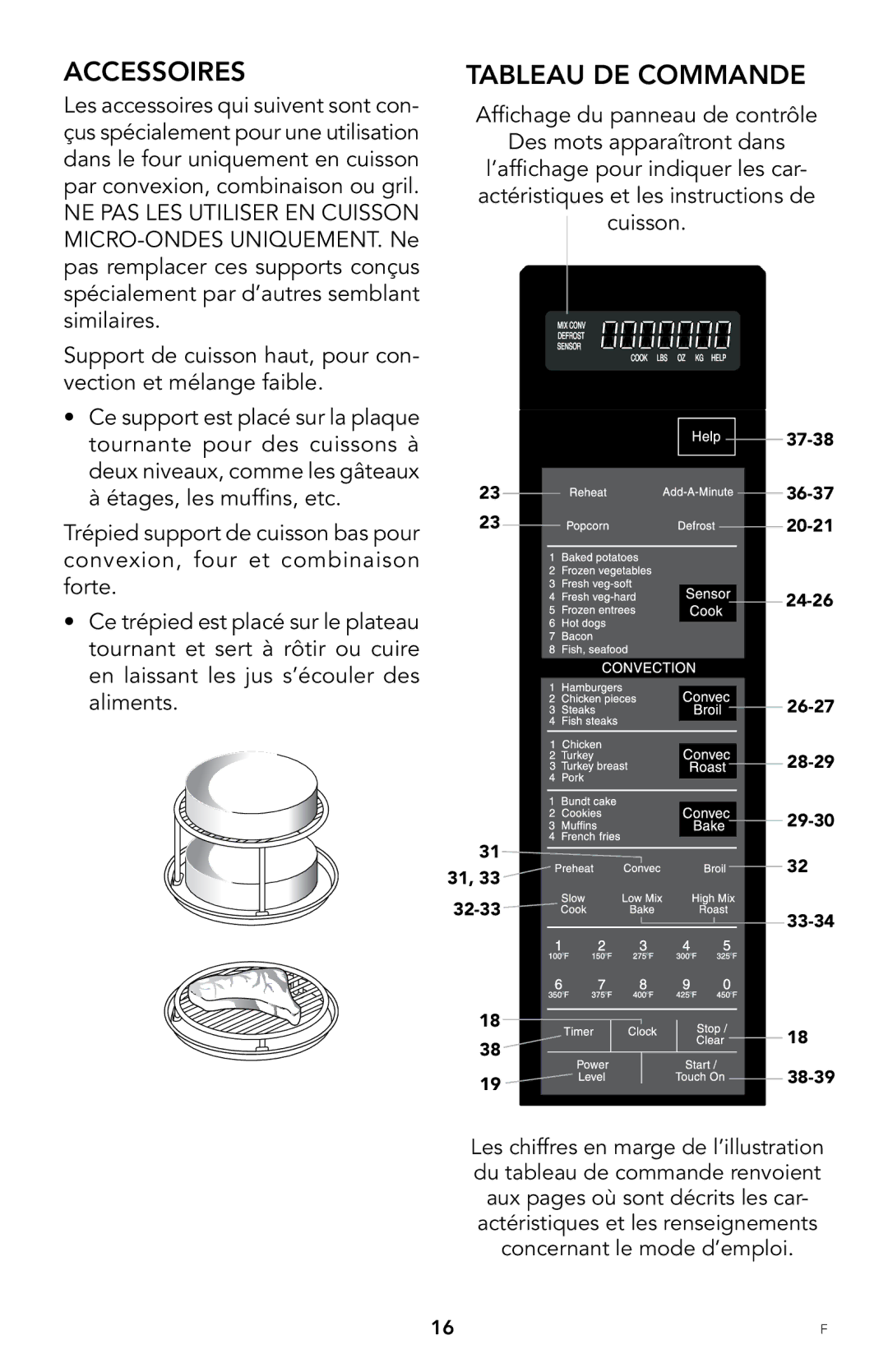 Viking F20303 manual Accessoires 