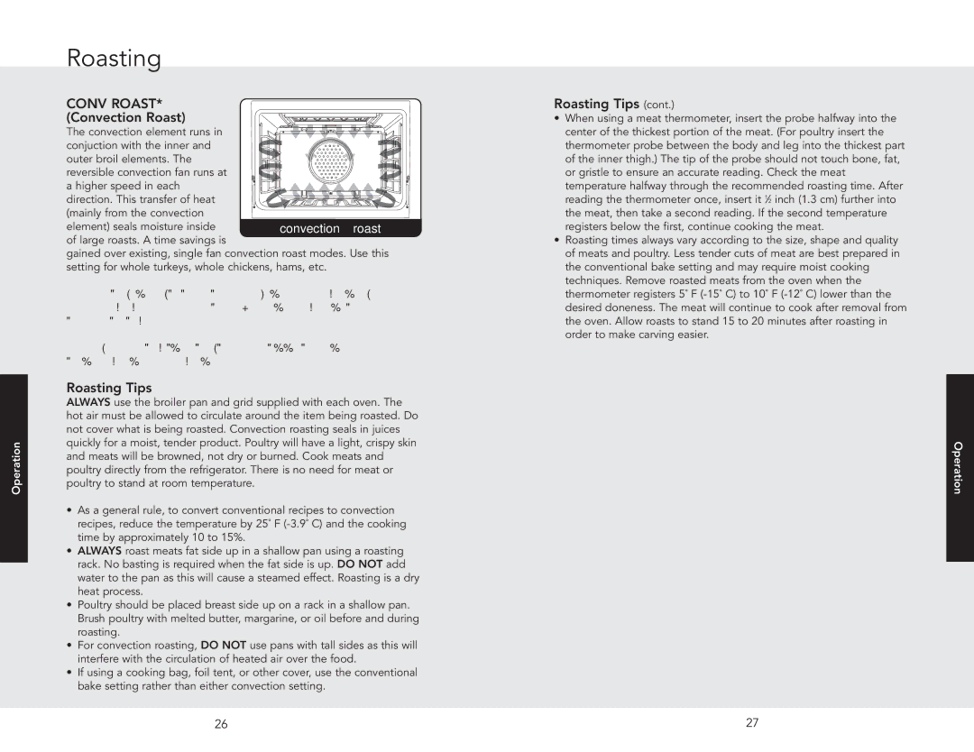 Viking F20507 manual Roasting Tips 