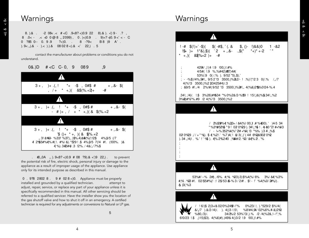 Viking DCCG13014BIB, F20642 EN, DCCG1304BSS, DCCG1304BIB, 062509J Recognize Safety Symbols, Words, Labels, Getting Started 