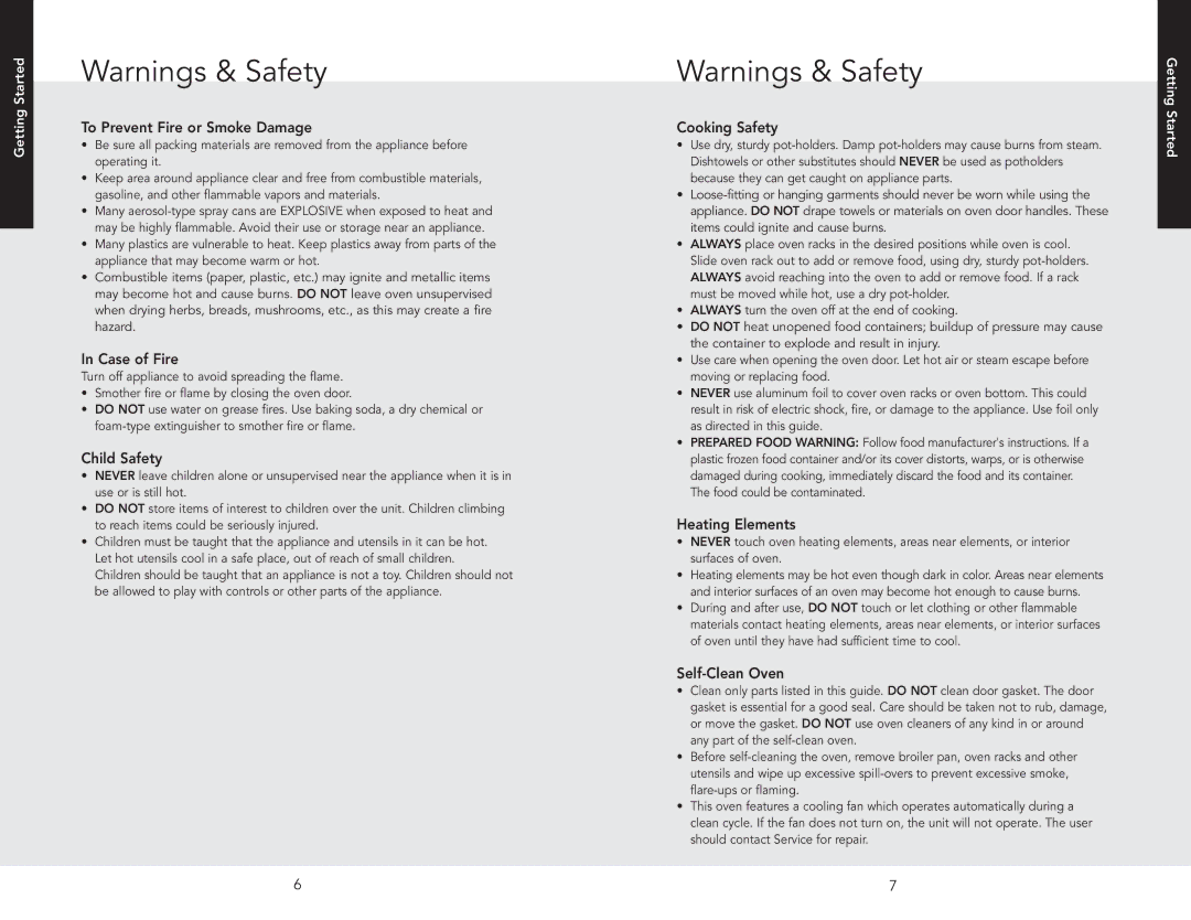 Viking F20945B manual To Prevent Fire or Smoke Damage 