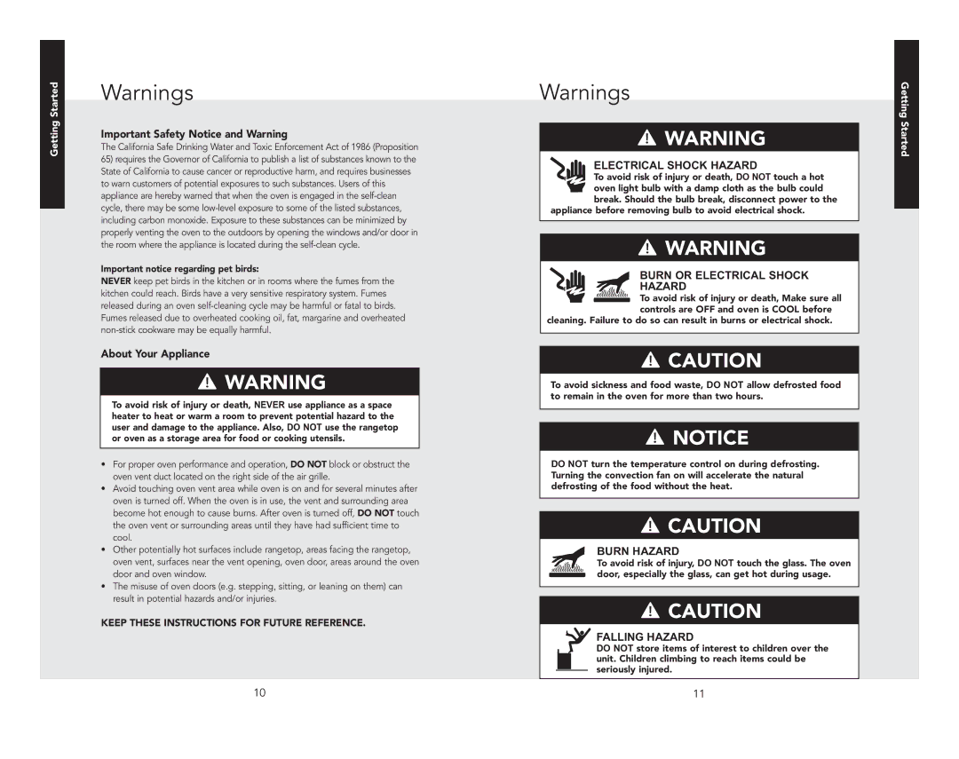 Viking F21192 EN manual Important Safety Notice and Warning, About Your Appliance 